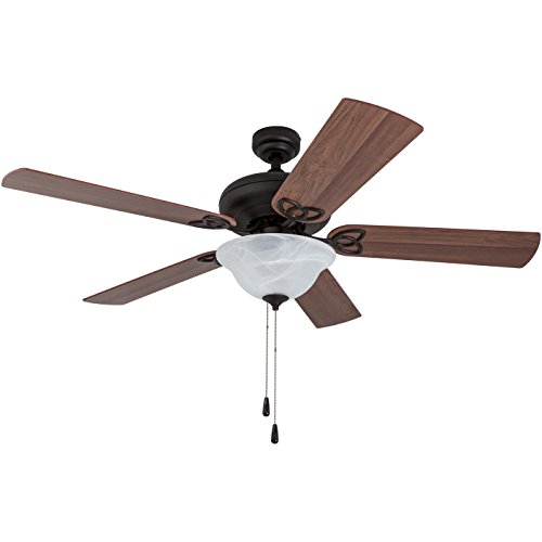 Prominence Home 80025 01 Cole Creek Led Ceiling Fan Globe Light
