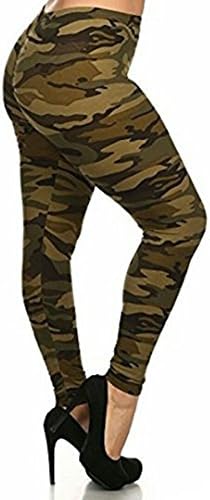 DollarMaxVI PLUS Army Camo Leggings Spandex Women's Jeggings (XL)