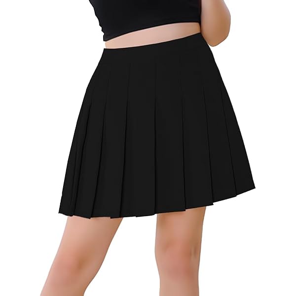 Amazon.com: SANGTREE Women's Skirt, High Waist Pleated