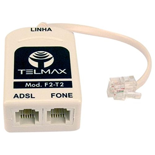 Filtro Modem ADSL 2 Saida F2T2 Telmax