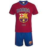 FC Barcelona Official Soccer Gift Mens Loungewear Short Pajamas Medium