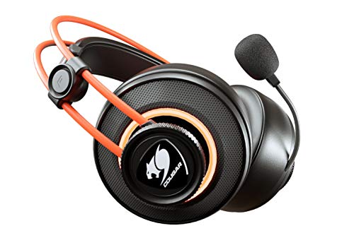 Cougar Immersa Pro Ti Gaming Headset - Ultimate 7.1 Virtual Suround and Brilliant Lighting Effect - USB and 3.5m Phone Plug for PC Gaming, PS4 - Thumbnail 3