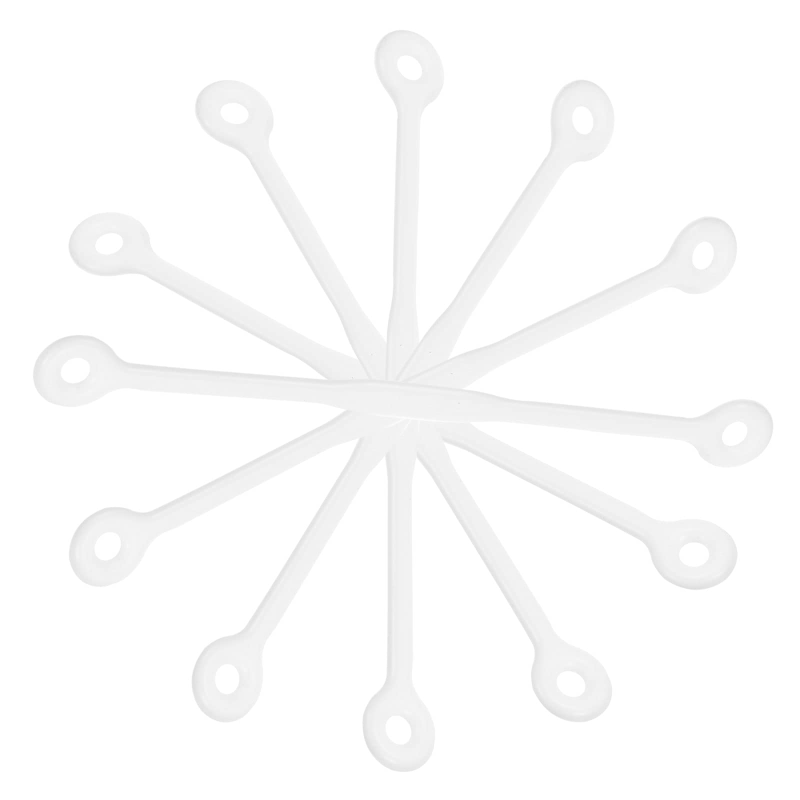 PATIKIL Tennis Dampener, 6 Pack Silicone Vibration Shock Absorber Racquet String Damping, White