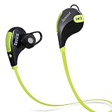 Sunnest Bluetooth Headphones Earbuds Wireless Sports Stereo Headsets with Mic Sweatproof Noise Canceling for iPhone 7/7 Plus, 6s/6s Plus, 6/6 Plus,iPad, Android Smartphones, Tablets