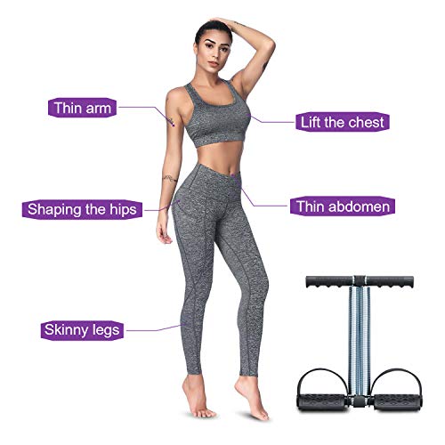 COVVY-Elastic-Sit-Up-Equipment-Pull-Rope-Dual-Spring-Tension-Foot-Pedal-Sit-Up-Equipment-for-Abdominal-Leg-Exerciser-Tummy-Trimmer-Sport-Fitness-Slimming-Training-Bodybuilding-at-Home-Gym