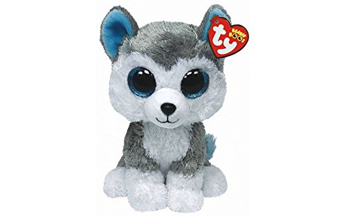 Holland Plastics Original Brand TY Beanie Boos 6" Slush The Husky Dog, Perfect Plush!