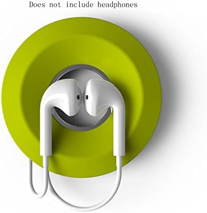 Earbud/Data lines Cable Management,Headset storage box, Hubs,Creative bobbin winder,Cable winding device - Lime Green