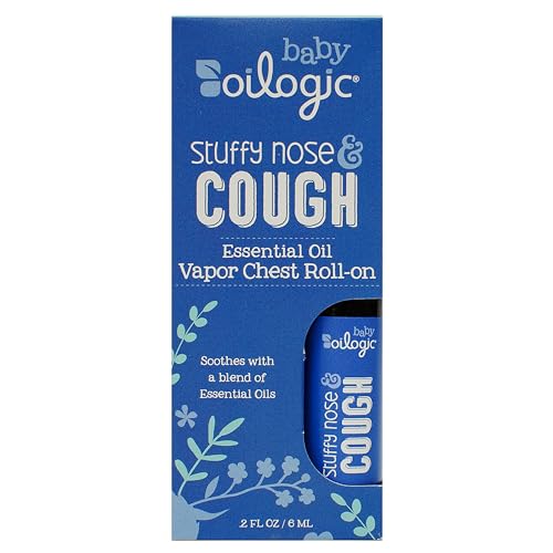 Oilogic Baby Bath Essentials Stuffy Nose and Cough RollOn for Babies