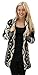 Girltalkfashions Women's Aztec Long Sleeve Chuncky Open Cardigan