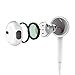 2-Pack Wired Headphones In-Ear Earphones Earbuds with Microphone Stereo for Apple iPhone,iPod,iPad,Samsung Galaxy - White
