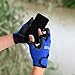 Goture Outdoor Sport 2 Cut Fingers Gloves Anti-Slip Skidproof for Fishing Hunting Riding Cycling (Blue)