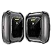 Cuteey 2 Pack Screen Protector Case Compatible with Fitbit Versa 2, Soft TPU Plated Cover Scratch Proof Full Protective Bumper Shell for Versa 2 Smartwatch Accessories (Black+Black)