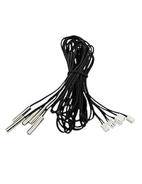 OCR TM 5 pcs NTC 10 K 3950 ohmios impermeable térmico digital sonda de sensor de temperatura 1 M