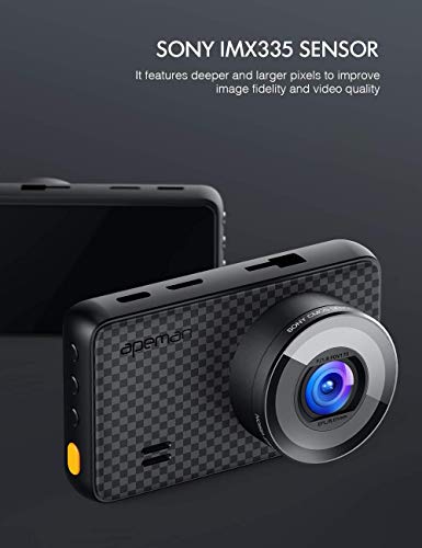 APEMAN 1440P&1080P Dual Dash Cam, 1520P max, Front and Rear Camera for
