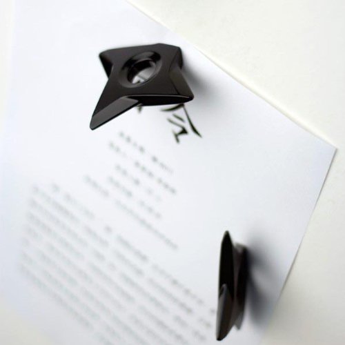 SM001-Black: Black Ninja Shuriken Magnet by MEGAWING Sports & Outdoors, Sports & Fitness, Other Sports, Martial Arts, Weapons, Ninja Weapons