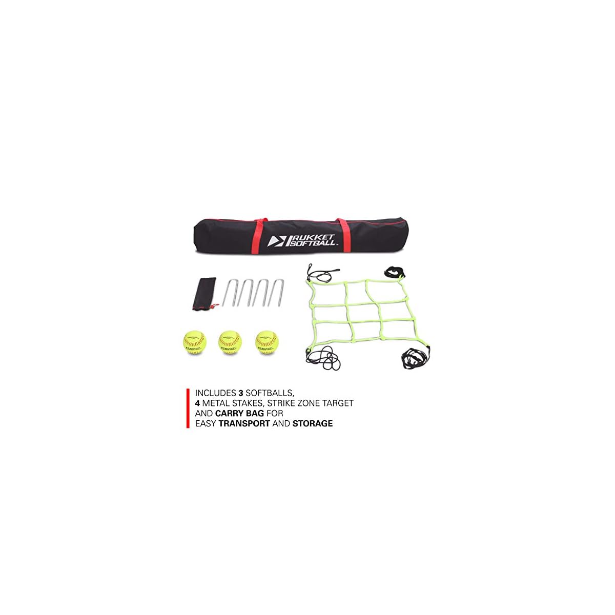 Rukket 7x7 Baseball & Softball Net, Practice Hitting, Pitching, Batting