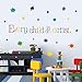 TOARTi Every Child is an Artist Wall Decal, Watercolor Paint Splash with Dots Sticker for Classroom Decoration,Colorful Inspirational Quotes Wall Sticker Home Nursery Wall Art