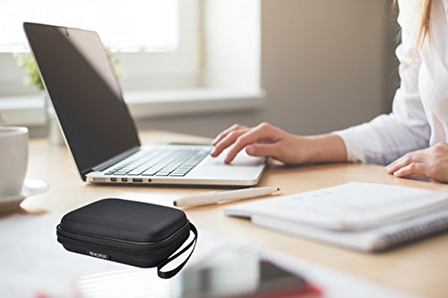 HESPLUS Shockproof Carrying Case for Western Digital WD My Passport Ultra WD Elements 2TB 1TB 500GB Seagate Backup Plus Slim Seagate Expansion 2TB 1TB 500GB External Hard Drive Case Bag (Black) - Thumbnail 6