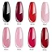 Modelones Gel Nail Polish Set - Soak Off Gel Polish, 8 Tiny Bottles Giftbox,Required UV LED Nail Light Lamp, 0.25 OZ