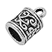x Antique Silver Plated Alloy 6mm Kumihimo Tibetan End Caps - (HA03292) - Charming Beads by Charming Beads