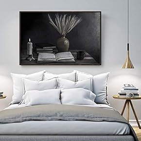 Floating Framed Canvas Wall Art for Living Room, Bedroom Still Life Canvas Prints for Home Decoration Ready to Hang - 16x24 inches