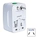 World Wide International Electrical Power Travel Charger Adapter Plug, Converter Adaptor for European American Australia Germany France Ireland England Italy Spain India South Africa & more (write)