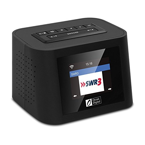 Radio WR828F WiFi FM Alarm Clock With USB Port For Charging Black eBay