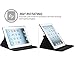 KEVENZ 360 Rotatable iPad Keyboard Case for iPad 2018 6th Gen, iPad 2017 5th Gen, iPad Pro 9.7, iPad Air 2 and 1 , Wireless iPad Case Keyboard
