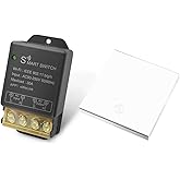 Otcboimo 30A Smart WiFi Relay Switch, Wireless Intelligent Remote Control for Lights, Home Appliances, Lamps, Water Pumps, Works with eWeLink, APP & Voice Control, 2.4G Remote Compatible