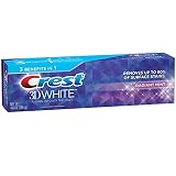 Crest 3d White Radiant Mint Flavor Whitening Toothpaste 5.8 Oz (Pack of 4)