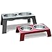 PetFusion Elevated Pet Feeder in Premium Anodized Aluminum (Short 4