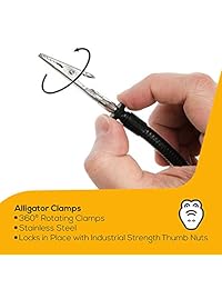QuadHands   Estación de trabajo con manos que ayudan y con tercera mano. Base magnética de manos que puede ser colocada en cualquier parte que elija. Ideal para reparación de artículos electrónicos, fabricación de joyas, estación para pasatiempos