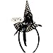 Halloween Deal 3 Pcs, Colorful Witch Hat Headband Fashion Costume Dress up Accessories