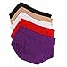 Pack of 5 Women's Panties Plus Size Bamboo Fiber Super Stretchy Soft Breathable High Middle Waist Briefs UWOCEKA (3XL)