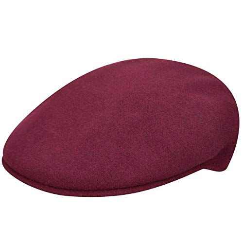 Kangol Men's Classic Wool 504 Cap, Our Most Iconic Shape, Vino (Large)