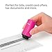 Guard Your ID ADVANCED Roller Identity Theft Prevention Security Stamp PINK Mask out Private Information works on Glossy Paper (38312)