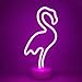 Neon Indoor Night Light, LoveNite Battery Operated Glowing Neon Decorative Sign LED Light for Room Party Festival Decorations (Flamingo)