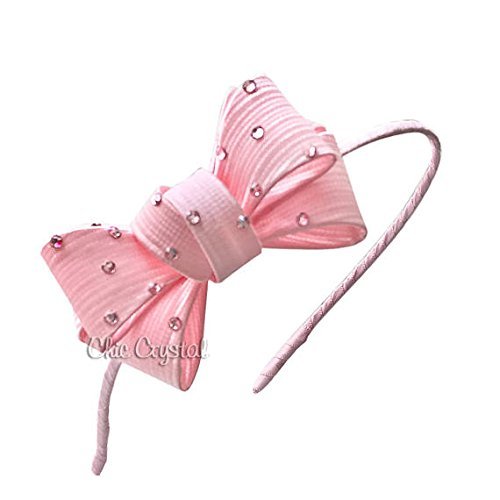 Amazon Com Bow Hard Headband Toddler Headband Swarovski