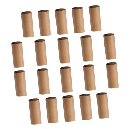jojofuny 20pcs DIY Paper Tubes for Crafts Round Art Supplies for Safe and Easy Creative Materials for Arts and DIY Projects for Kindergarten Learning and Fun