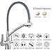 GAPPO Kitchen Faucet with Pull Out Sprayer, Drink Water Filter Function Brushed Nickel