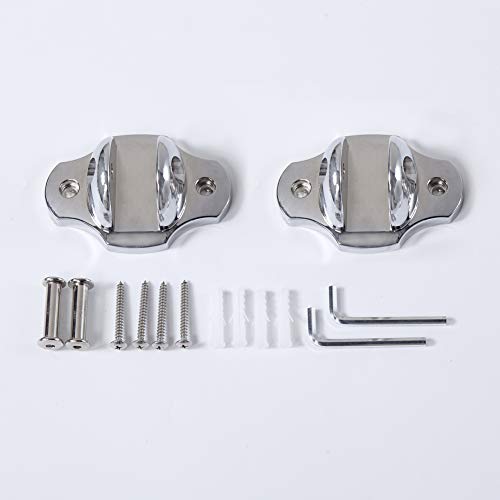 TENOVEL Rust Proof Curved Shower Curtain Rod, Adjustable Curved Shower