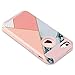 ULAK iPhone 5S Case, iPhone 5 Case,iPhone SE Case, Slim Fit Protection Case Hybrid Scratch Resistant Hard Back Cover Shock Absorbent TPU Bumper Protective Case (Pink Marble)