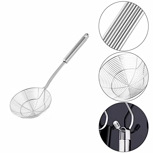 Aniviasu Spider Strainer Skimmer Slotted Spoons Wire Mesh Skimmer