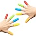 Qulable 10 Pieces Silicone Finger,Finger Protector, Finger Sleeves Great for Glue/Craft/Sewist/Wax/Rosin/Resin/Honey/Adhesives/Finger Cracking/Sport Games (Colors)