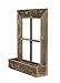 BARNWOODUSA Rustic Window Planter Frame - 100% Reclaimed Wood, Weathered Gray 22x18x4
