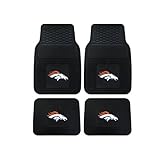 A Set Of 4 Nfl Universal Fit Front And Rear All Weather Floor Mats