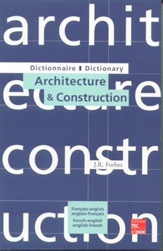 Download Dictionnaire d'architecture et construction français/anglais-anglais/français PDF