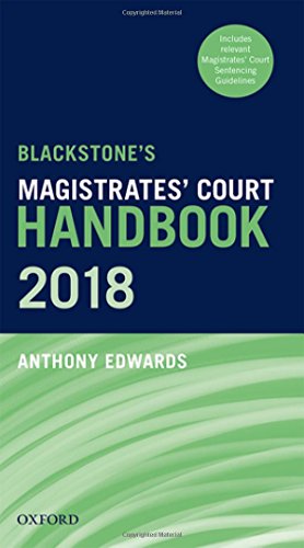 Best BLACKST MAGISTRATES' COURT HANDB 2018<br />P.P.T