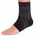 Zensah Ankle Support - Compression Ankle Brace - Great for Running, Soccer, Volleyball, Sports - Ankle Sleeve Helps Sprains, Tendonitis, Pain, Black, Large