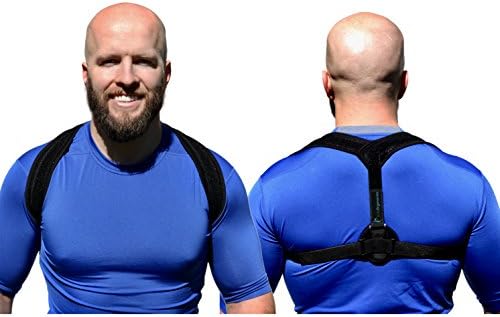 Life Ergonomics - Posture Corrector Clavicle Support Brace - Improve Bad Posture, Relieve Upper Back Pain and Thoracic Kyphosis, Stand Tall and Confident | For Women and Men